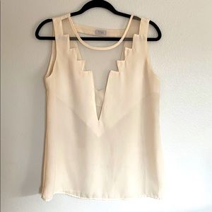 Off white sexy tank top.